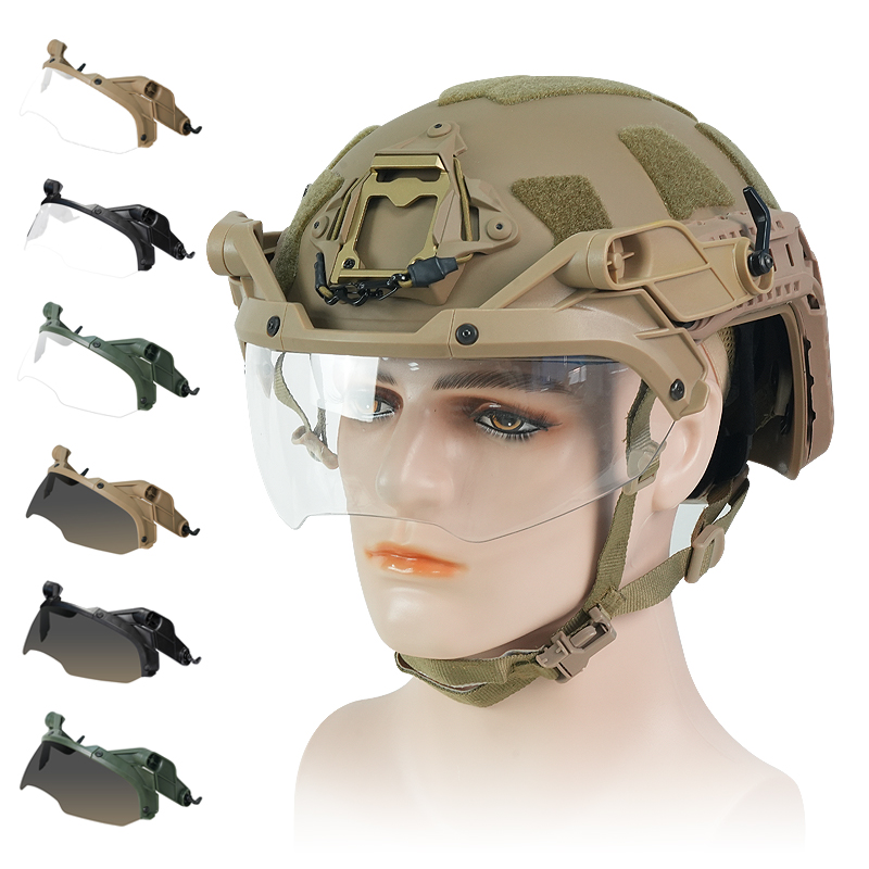 Hunting Outdoor Game - ゴーグルにはフックが付いており、フェイスマスクと一緒に使用できます。実際の人物のゲーム用の屋外安全ヘルメットです。ハンティングゴーグルです。