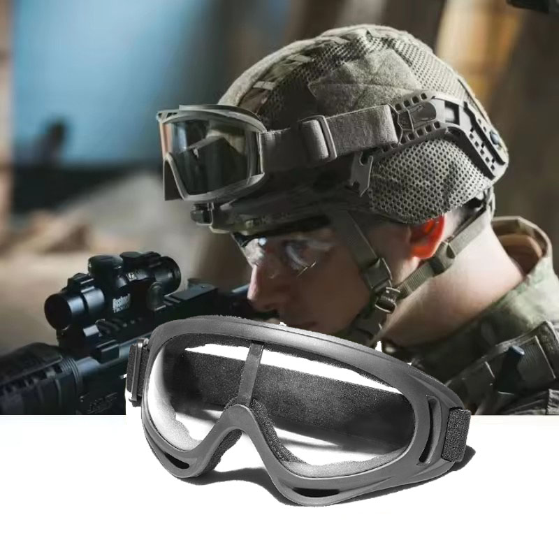 Hunting Outdoor Game - BOOIU 戦術ヘルメットゴーグル CS ペイントボール射撃防弾ゴーグル狩猟実写ゲーム屋外保護メガネ