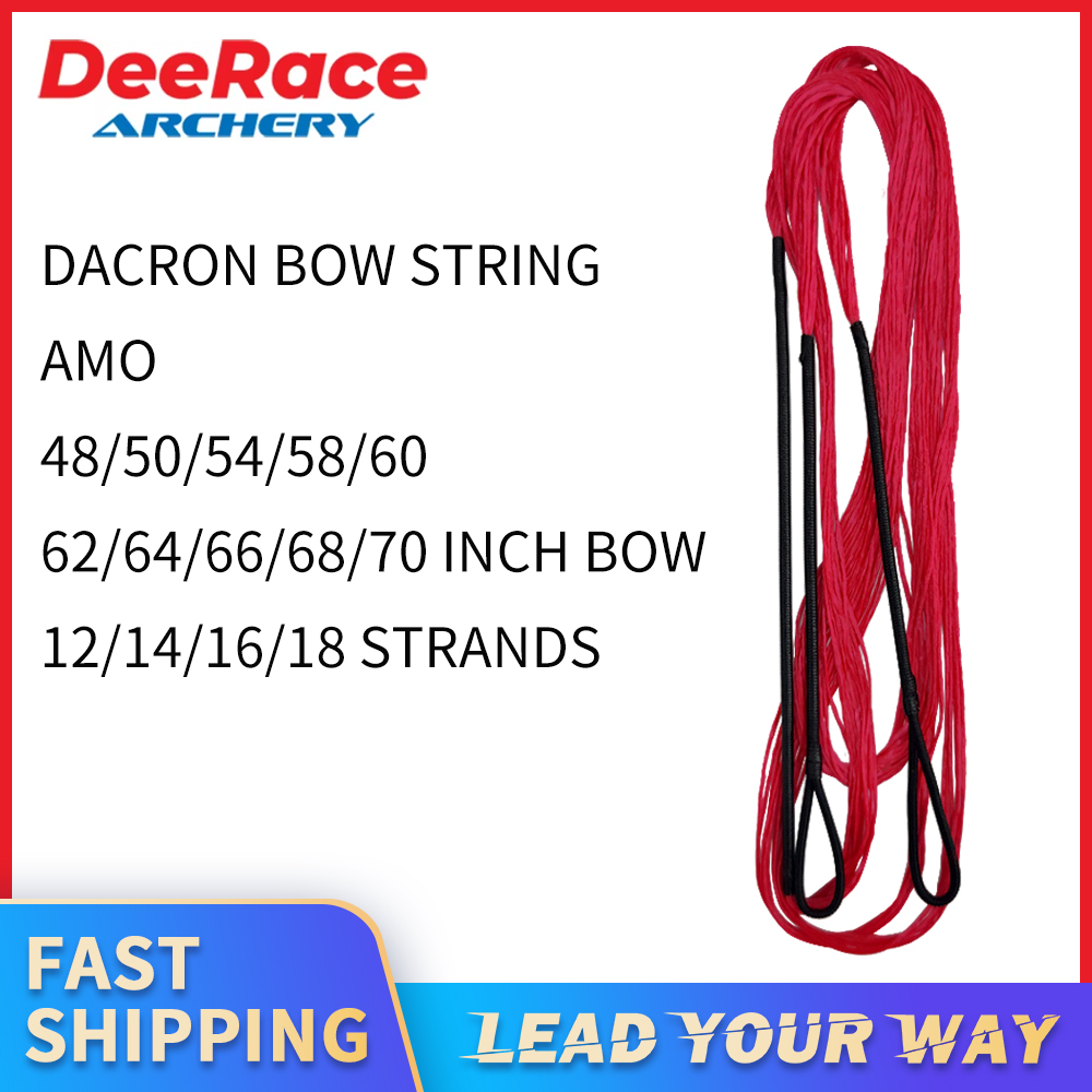 Bow Stringer Tool - DeeRace リカーブボウストリング レッドダクロン素材 B55 使用 48