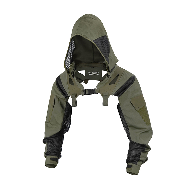 Hunting Outdoor Clothing - DMgear オリジナルデザインタクティカルコートジャケットフード長袖迷彩服通気性快適な狩猟アウトドア