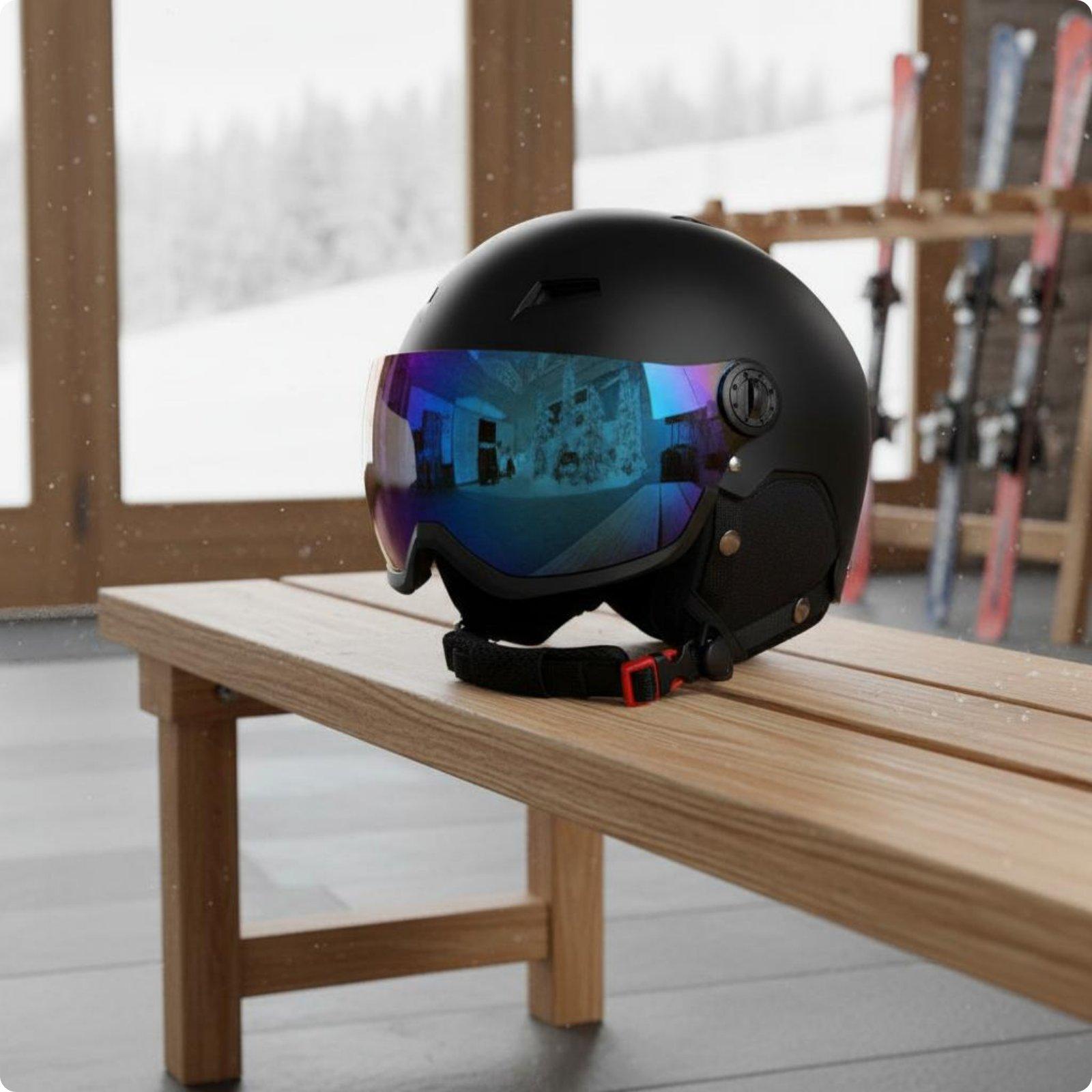 安全装備 スノースポーツゴーグル 通気性のあるヘルメット 多 - Outdoor Hunting Gear Store のレビューと価格