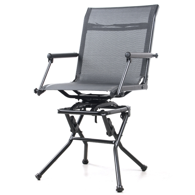 屋外キャンプ釣り用スツール360度回転式ハンティング迷彩椅子 - Outdoor Hunting Chair のレビューと価格