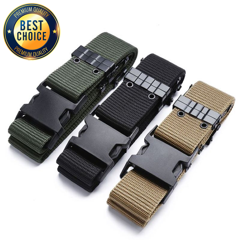 パンツ用の調節可能な戦術ベルト,アウトドアサバイバル用のベル - Outdoor Hunting News のレビューと価格