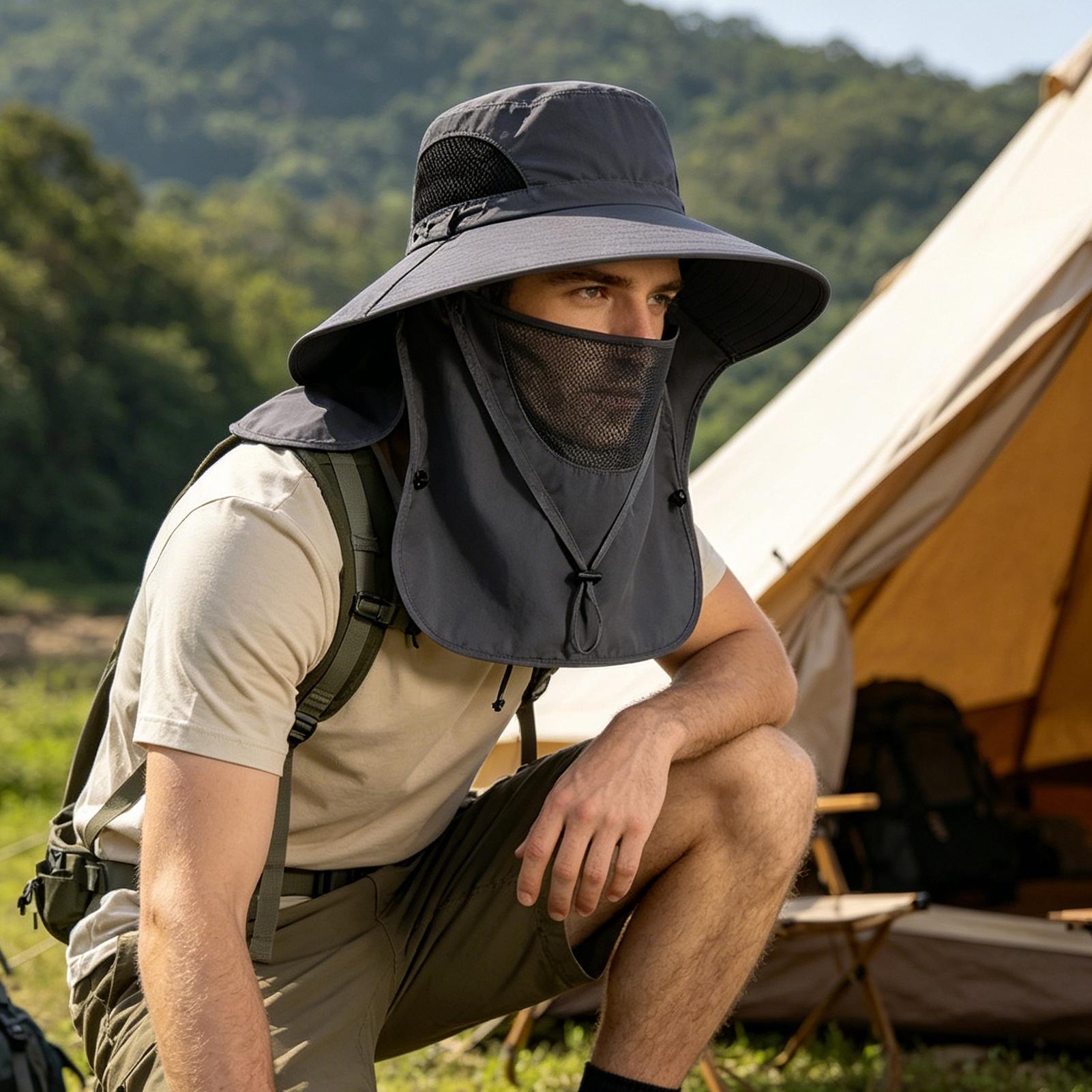 夏の日よけ帽子 UVカット アウトドア ハンティング フィッ - Mens Outdoor Hunting Hats のレビューと価格