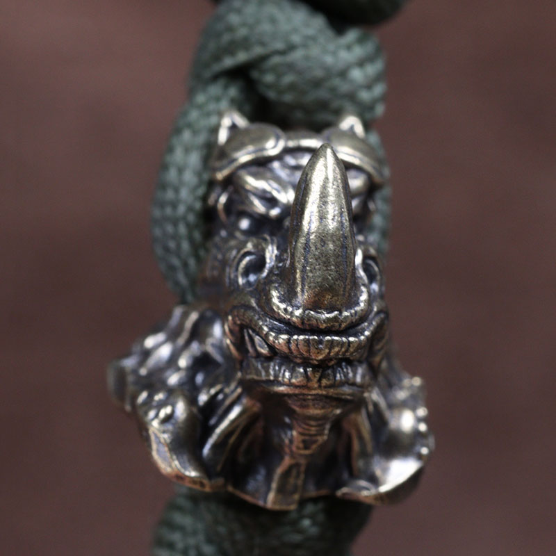 サイヘッド真鍮ナイフビーズ EDC DIY パラコード織ブレ - Paracord Survival Bracelet のレビューと価格