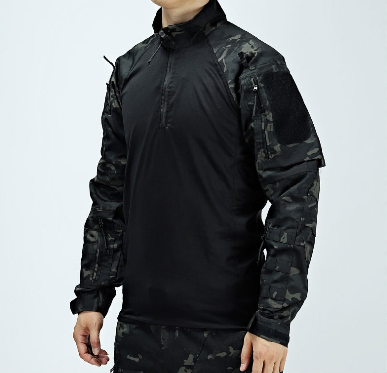 戦術的な軍服セット通気性のあるフロッグシャツ+マルチポケット - Hunting Outdoor Clothing のレビューと価格