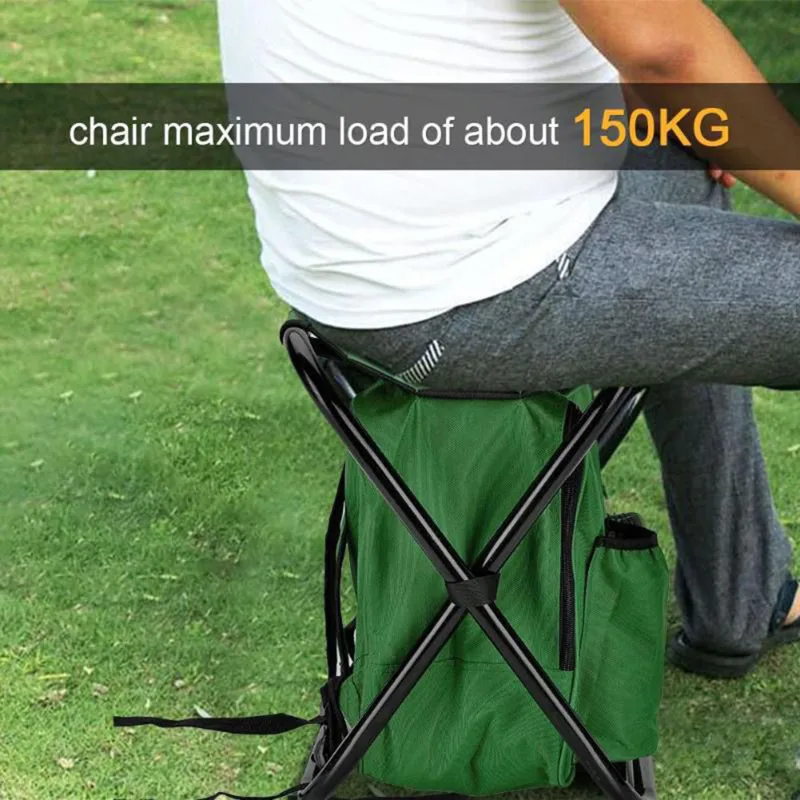 2 in 1 折りたたみ釣り椅子バッグ釣りバックパック椅子ス - Outdoor Hunting Chair のレビューと価格