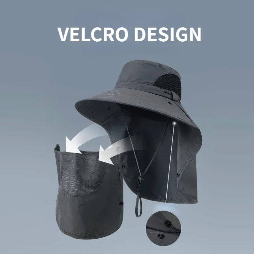 夏の太陽の帽子 UV 保護屋外狩猟釣りキャップ男性女性ハイキ - Mens Outdoor Hunting Hats のレビューと価格