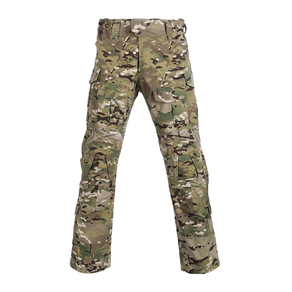 男性コンバットパンツ膝パッド付き戦術的なカーゴスポーツズボン - Hunting Outdoor Clothing のレビューと価格