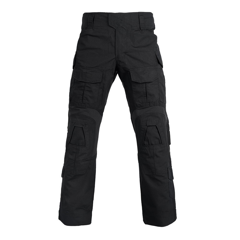 男性コンバットパンツ膝パッド付き戦術的なカーゴスポーツズボン - Hunting Outdoor Clothing のレビューと価格