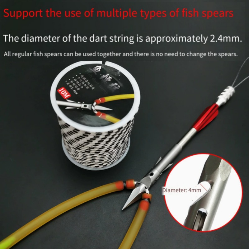 10M高強度編み込み釣り用槍ロープ 2.4mm耐久性のある魚 - Bow Stringer Tool のレビューと価格