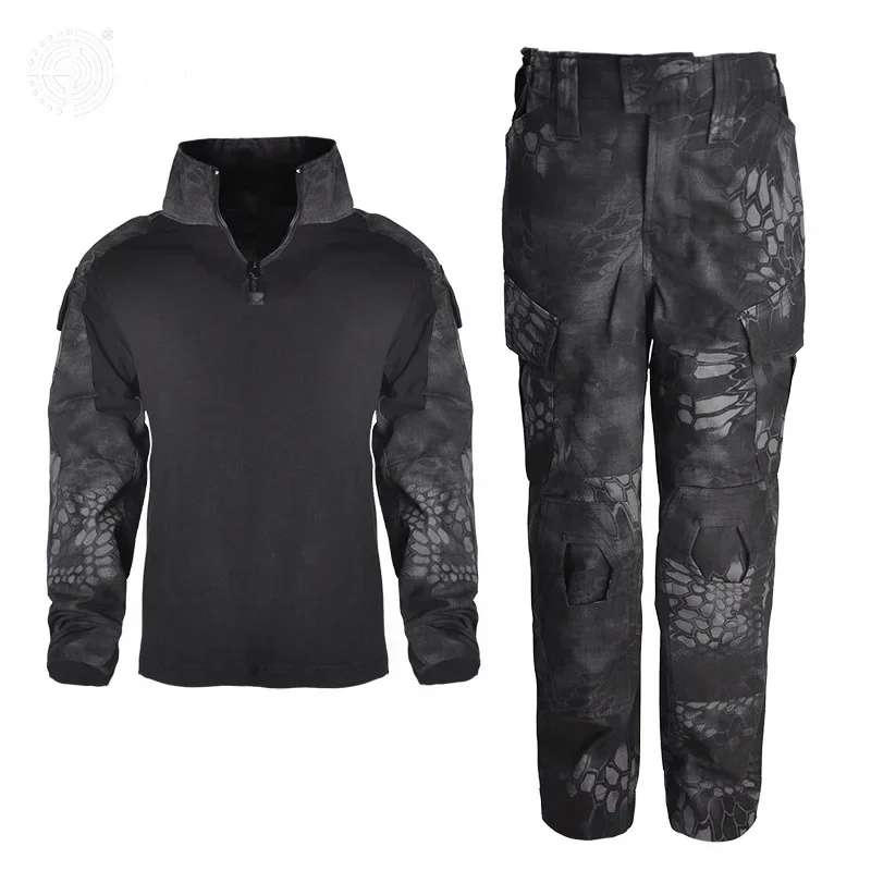 子供のための戦術的なユニフォームセット,狩猟服,ハイキングジ - Hunting Outdoor Clothing のレビューと価格